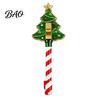 Holiday Retail Display Prop Christmas Payment Wand, Festive Credit Card Holder for Readers, Reindeer Themed Wand Snowman Snowflake Accessory,