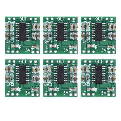 6pcs Super Small 3W+3W Type D Digital Audio Amplifier Power Amp Module 2.5V5.5V