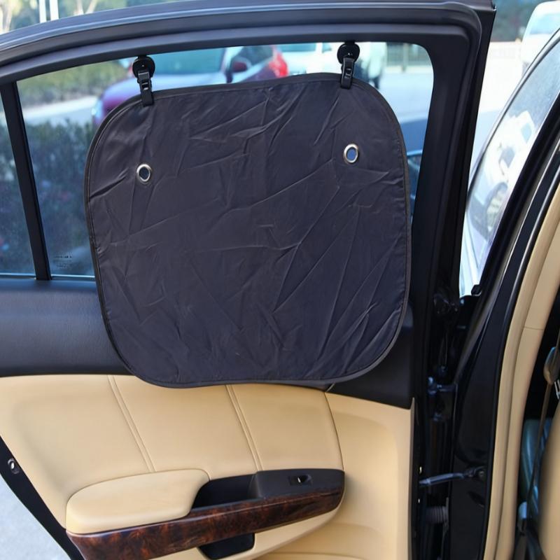 2Pc The Adhesive Clamp For Vehicle Use Is Designed To Secure The Sunshade Panel Or Window Glass Compatible With Car Hooks