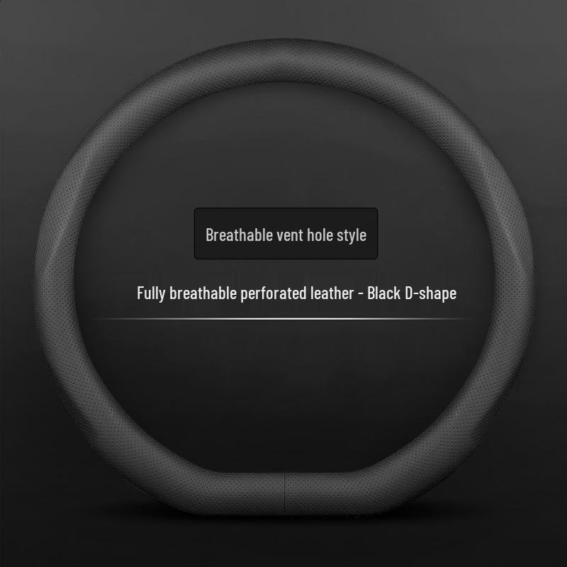 Ultra-Thin Alcantara Steering Wheel Cover for Nezha Cars: U, S, V Models