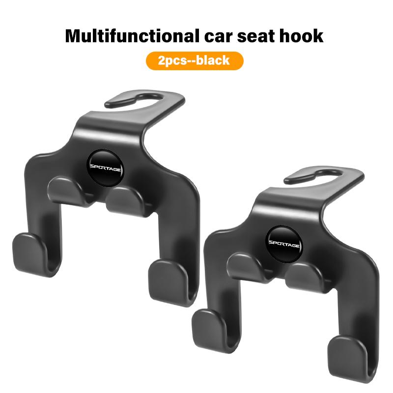 AHX1 For KIA Car Headrest Hook Hanging Dual Hooks Storage Holder Sportage Rio K5 K2 Optima Cerato Proceed Venga Sedona