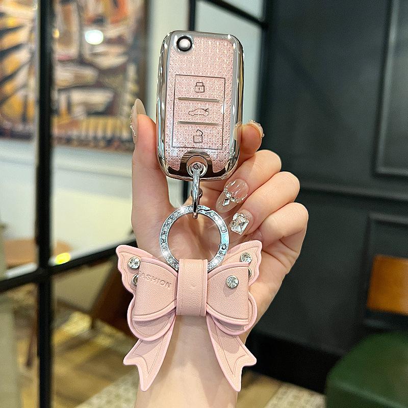 Roewe Car Key Cover for RX5/350/360/W5/Ei6/RX8/HS Models