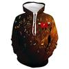 Black Golden Music Note Sad Red Heart Pullover Hoodie Unisex Bad Bunny Sweatshirt