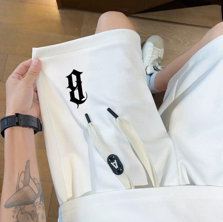 Men's Hong Kong Style Casual Lapel T-Shirt - Short Sleeve, Summer 2025 Trendy Loose Fit