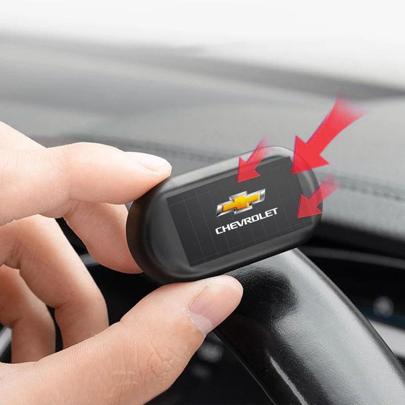 1x Automobilio Mini LED saulės energija maitinamas saugos žibintas Įspėjamoji lempa Automobilio priedai Chevrolet Cruze Malibu Lova RV Sail Equinox AVEO