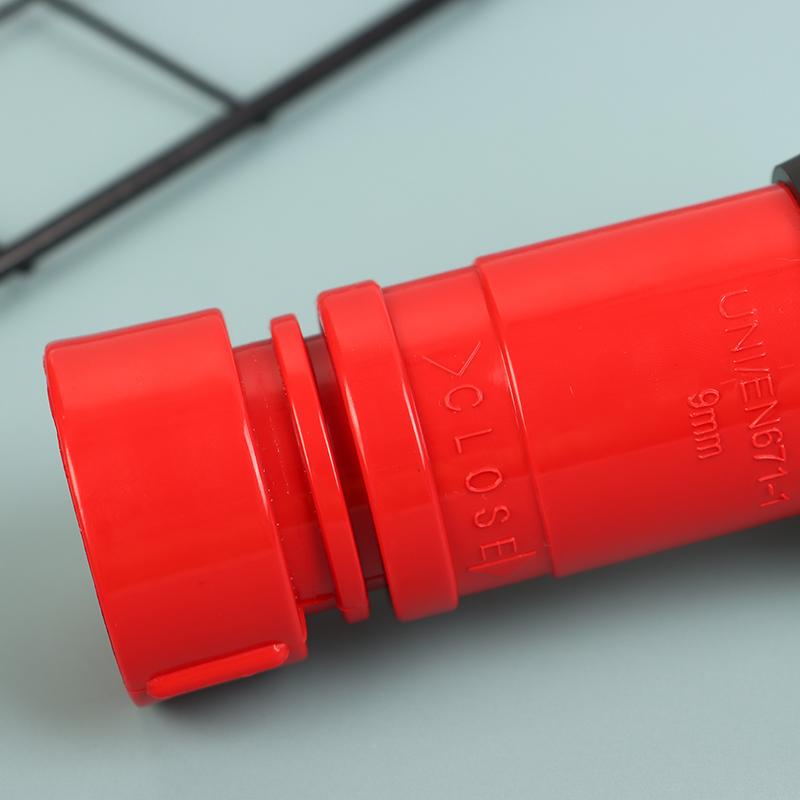 Fire Hose Nozzle 1-1/2Inch Heavy Duty Nozzle High Pressure Pump Sprinkler Outdoor Garden Hose Spray Nozzle Watering Sprinkler