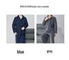 Crystal Velvet Winter Cotton Home Wear Set: Thick Padded Suit for Detention Center Guard