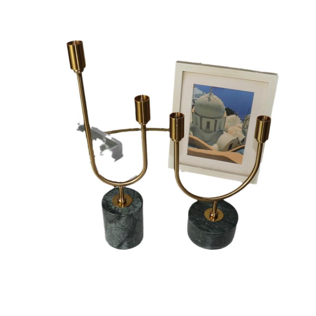 Nordic Retro Candlestick Ornament for Living Room Decor
