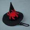 Witch Pet Hat Costume Accessory With Pumpkin And Bat Designs For Wear Halloween