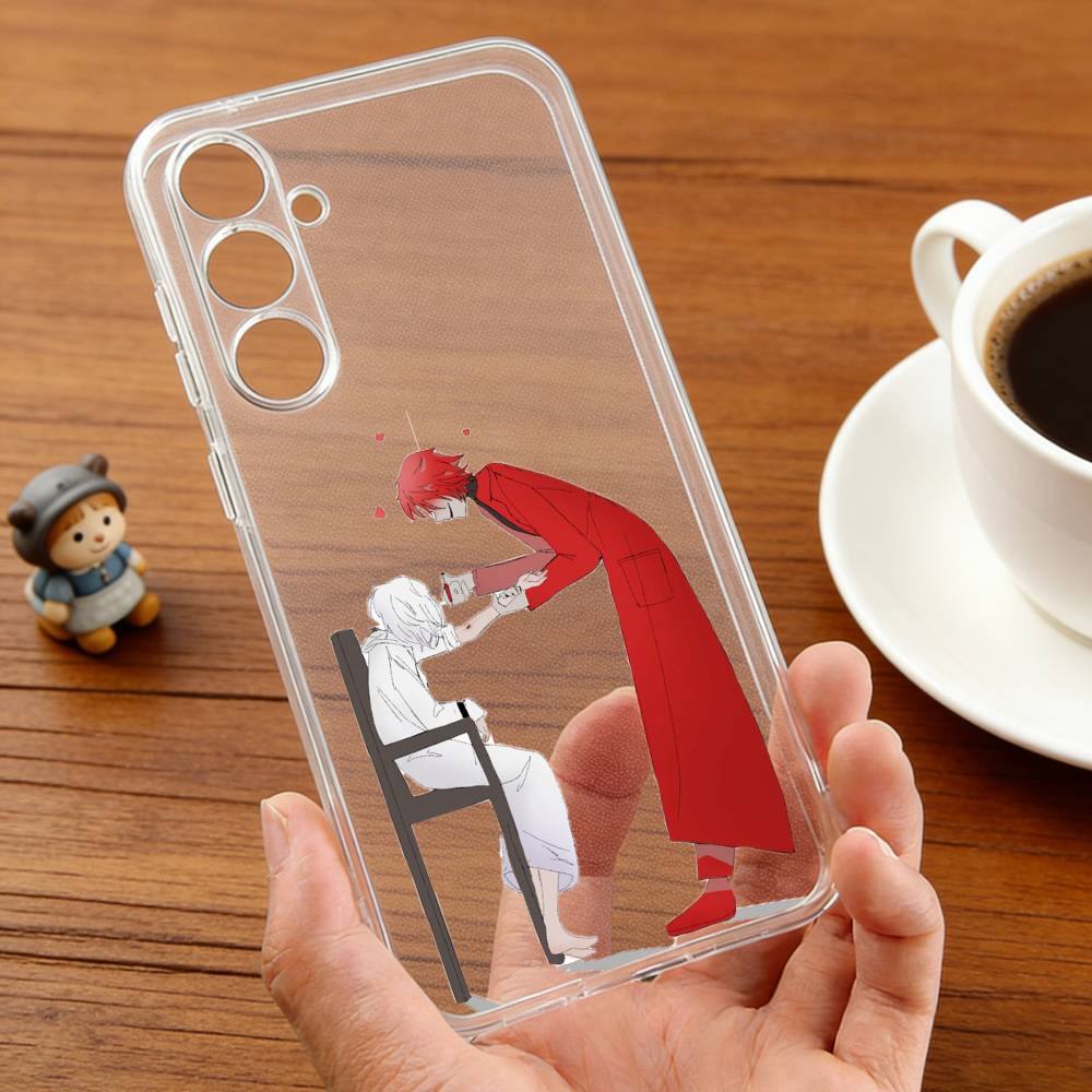 

H-Homicipher-R phone Case For Samsung S25,24,21,22,23,30,Ultra,20,Plus,Fe,Lite,Note Transparent Cover Samsung S24