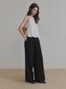 Teuwi Pimme Pintuck Wide Long Slacks