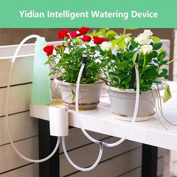 New 8/4/2 Head Automatic Watering Controller Drip Irrigation System Garden Home Flowers Plants Self Water Kit Timer System Outdoor