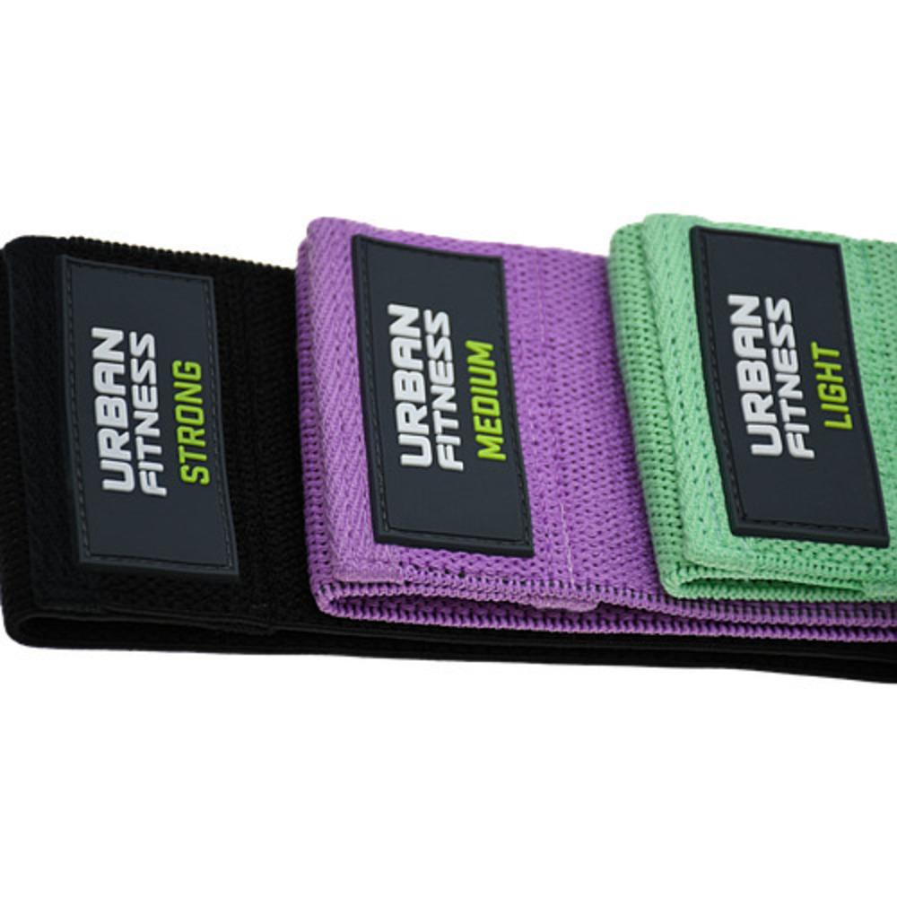 Urban Fitness Equipment Set bandă de rezistență pentru țesături (Pachet de 3)