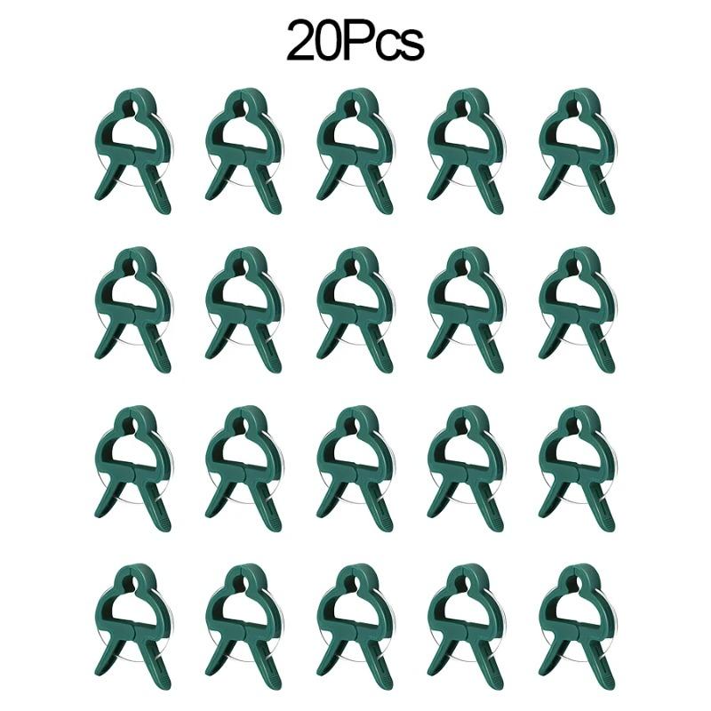 Plant Support Clips for Climbing Plants,Garden Vine Fixing Clips for Tomato Vegetable Vines for Backyard Farm Gardening Daily Plant Care Work