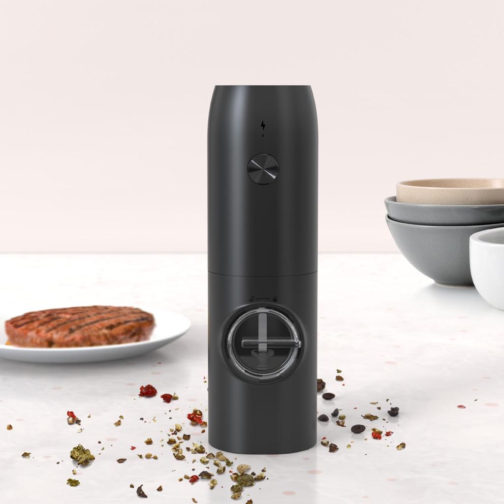 Automatic Electric Pepper Mill and Spice Grinder Bottle