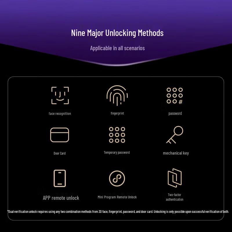 Kaadas Q2 FV AI Face Recognition Smart Door Lock