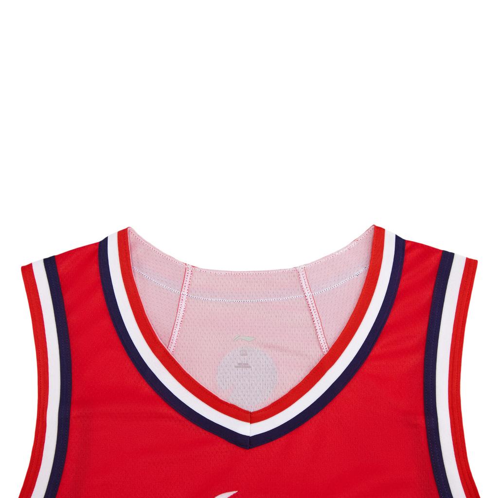 Li Ning Basketball Series CBA Elite Equipment Color Block Sleeveless Jersey Men Jersey AAYV527-1