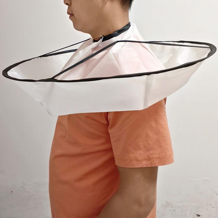 

Взрослые Волосы Стрижка Плащ Парикмахерская Водонепроницаемый Парикмахерская Пончо белый