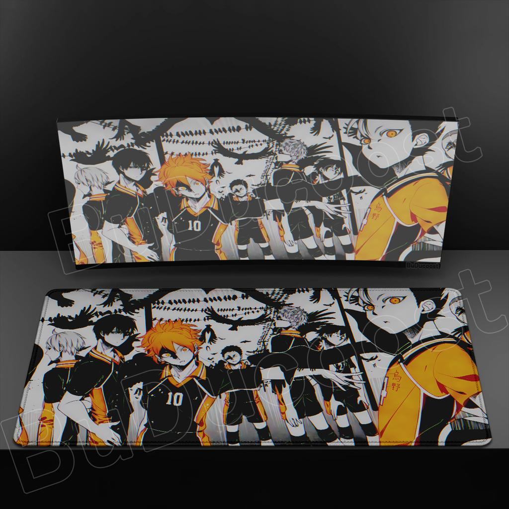 New Anime Haikyuu Mouse Pad Rubber Carpet PC Gaming Table Mat Laptop Desk Pad XXL Non-slip Computer Keyboard Office Desktop Mats