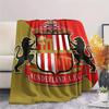 1PC Custom Name Sunderland AFC Patterned Flannel Blanket Suitable For All Seasons for Home Decor Warmth and Comfort Gifts Holiday Present -HE219