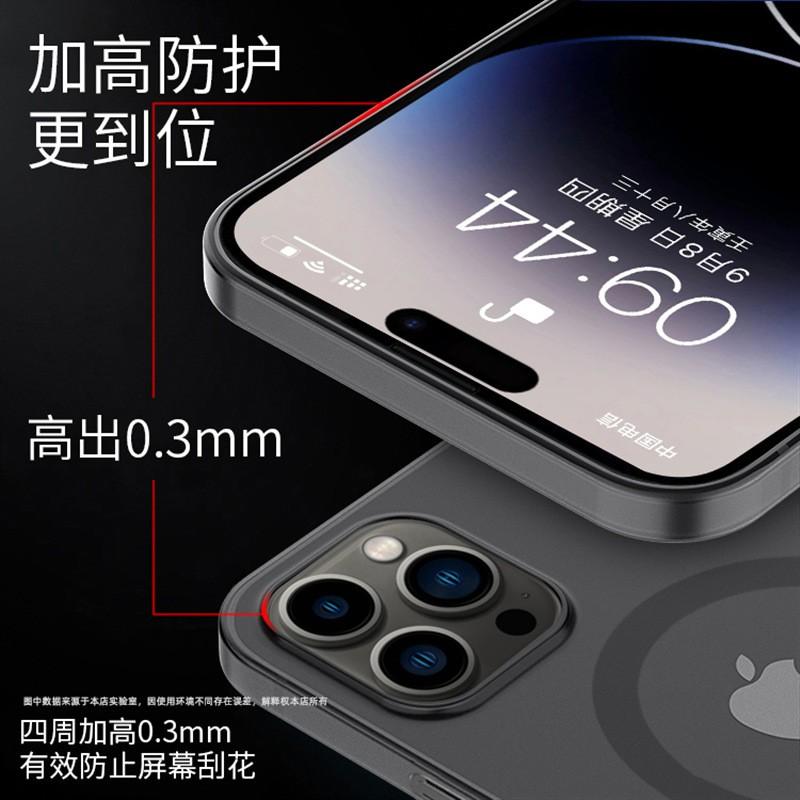 Phone Case IPhone 15 Pro 14 Max Ultra Thin Clear Matte With Magsafe