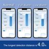 ME201WZ Tuya APP ZigBee WiFi Ultrasonic Wireless Remote Detector Water Tank Fuel Oil Liquid Level Sensor Alarm Indicator