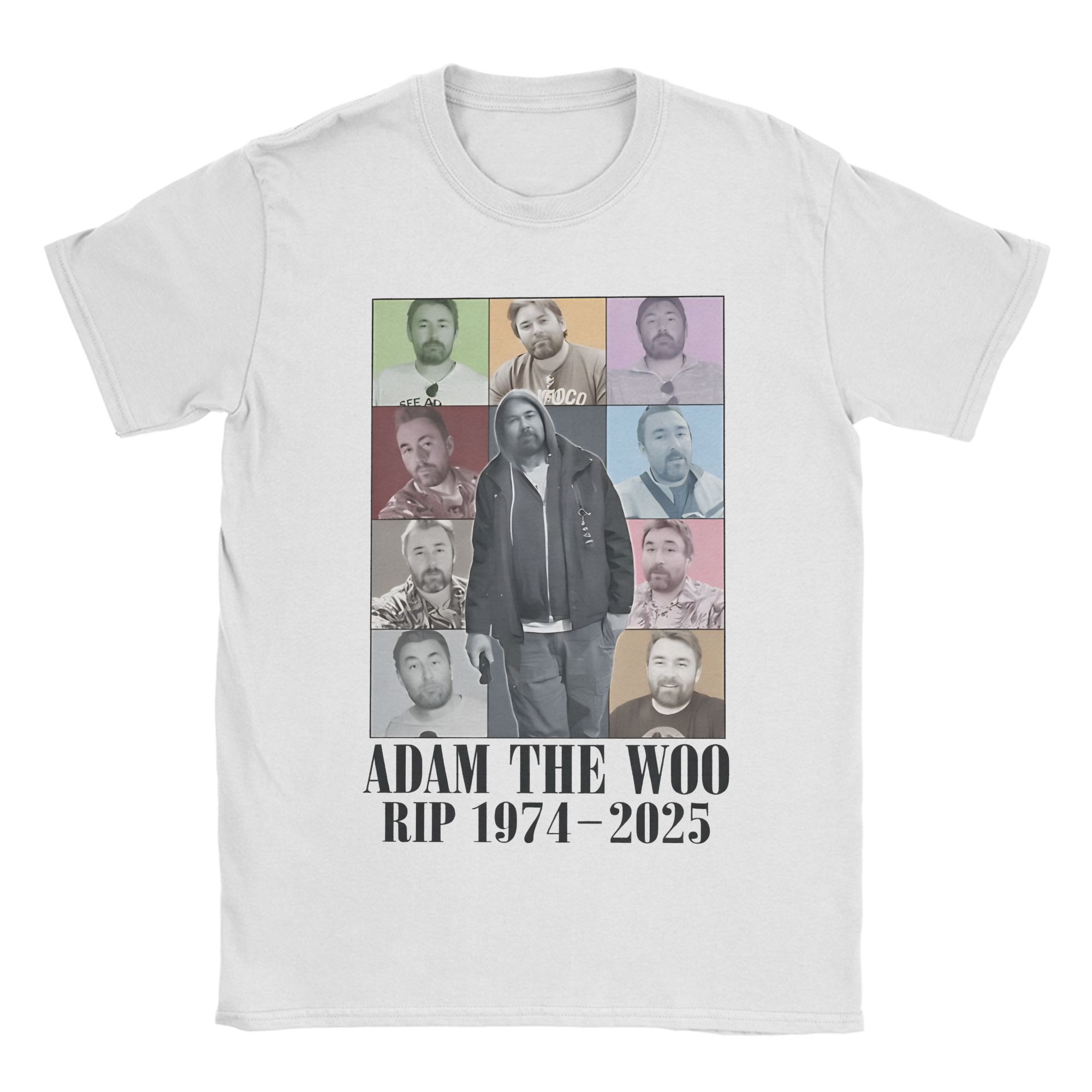 

Adam The Woo Memory 19742025 Go Find Somewhere Else to Do It Tee Shirt for Unisex Women Graphic Printed T Shirts S