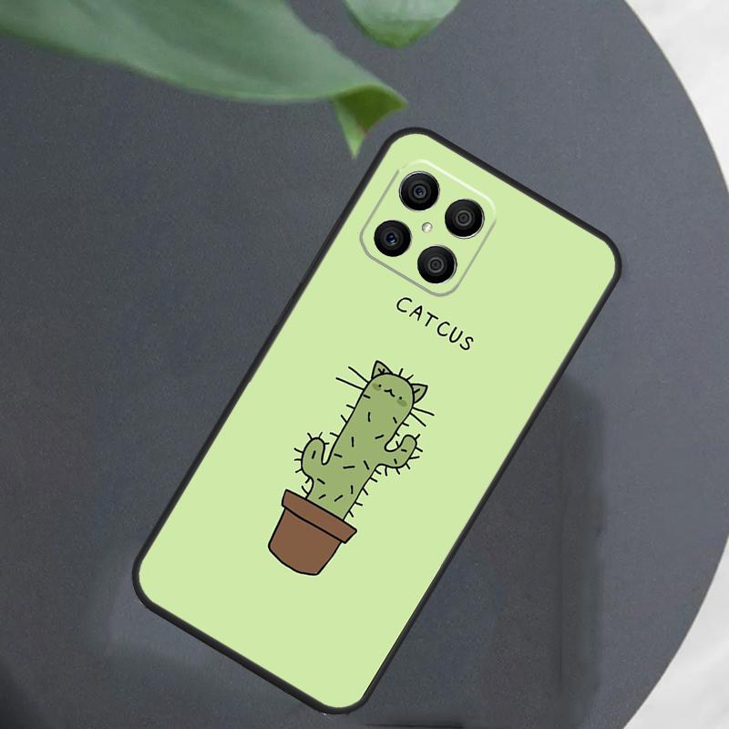 Plant Cactus Case For Huawei Honor 50 70 X7 X8 X9a P40 P30 Lite P50 P20 Pro PSmart Z Nova 5T Back Cover