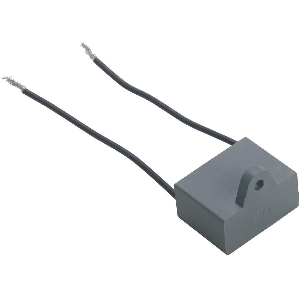 Shinekoo SFM684 5UF 250V Rectangular Aluminum Plastic Through Hole Mount Air Conditioner Capacitor