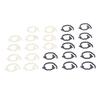 24Pcs Knitting Stitch   s Zinc Alloy Spiral Sheep Patt n Knitting   s for Fabric Crafts