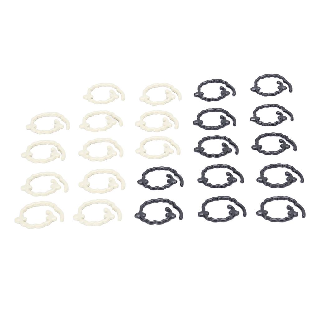24Pcs Knitting Stitch   s Zinc Alloy Spiral Sheep Patt n Knitting   s for Fabric Crafts