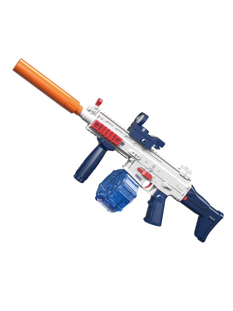

M416 водяной пистолет, электрический пистолет, игрушка для стрельбы, полностью автоматическая летняя съемка на пляже, забавная игрушка для детей, мальчиков и девочек, подарок для взрослых синий
