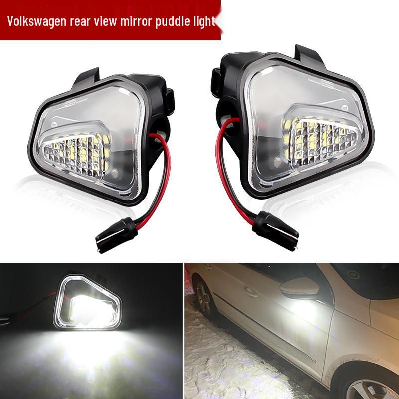 LED Welcome Light for Volkswagen CC, New Magotan B7L, Sagitar, and Scirocco Rearview Mirrors Daytime Running Light