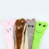 Cats Toy for Indoor Plush Animal Chewing Toy Cats Teether Chewing Toy Interaction Boredom Cats Entertainment Toy