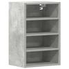 VidaXL Wall-mounted Cabinet "Riga" Concrete Grey 40 X 29.5 X 60 Cm Engineered Wood 854178