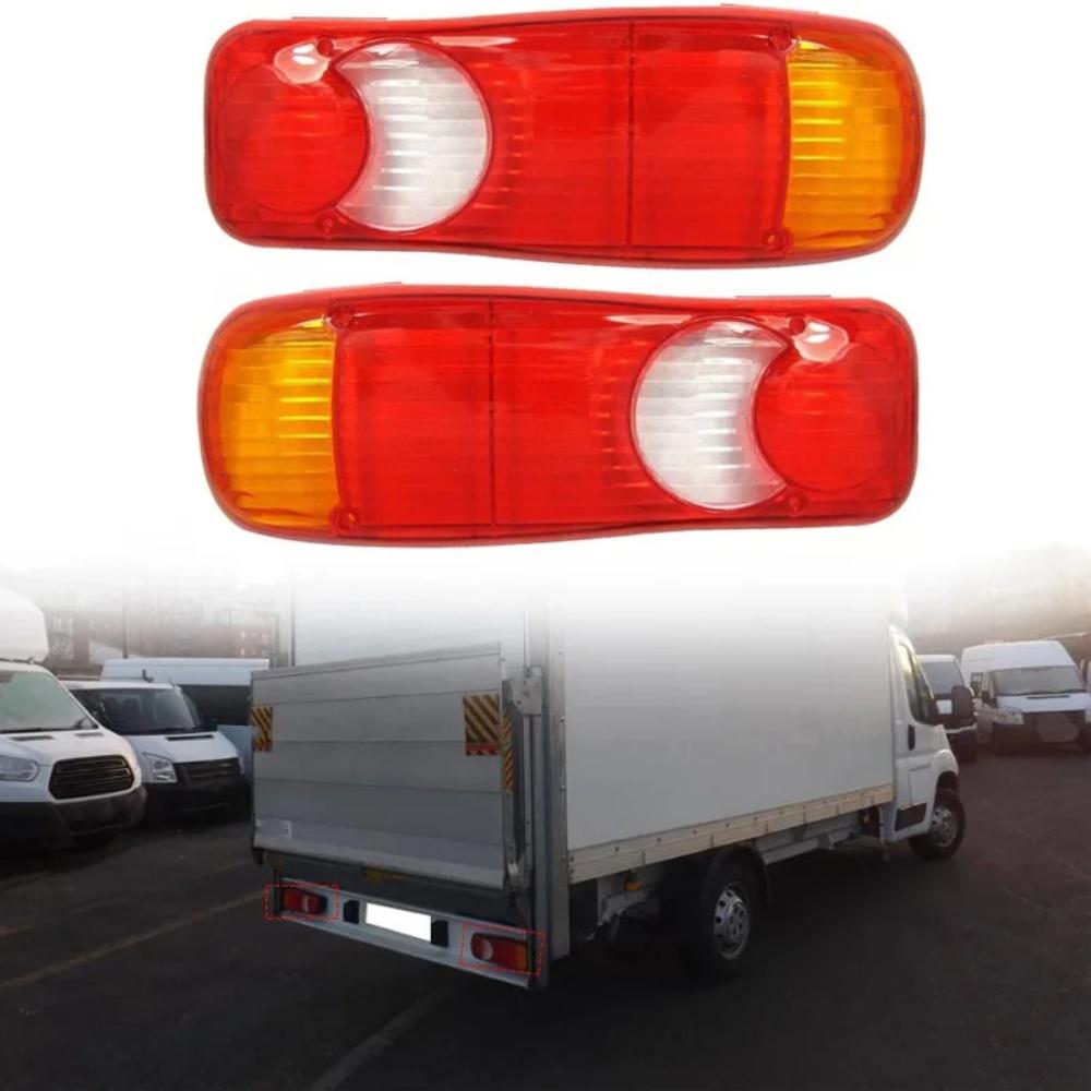 2pcs Stop Reverse Rear Light Tail Lights 2x Lens Eclipse Teardrop Rh + Lh Lorry Trucks Trailer Truck For Nissan Cabstar