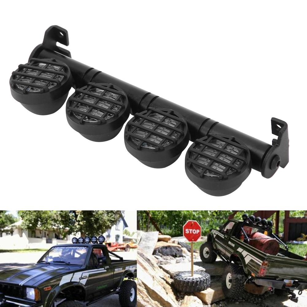 5V 22MM Large RC Car Roof Lights Bar LED Lamp for RGT 1 10 RC 136100 Crawler Car Upgraded AccessoriesBlack FZ0032