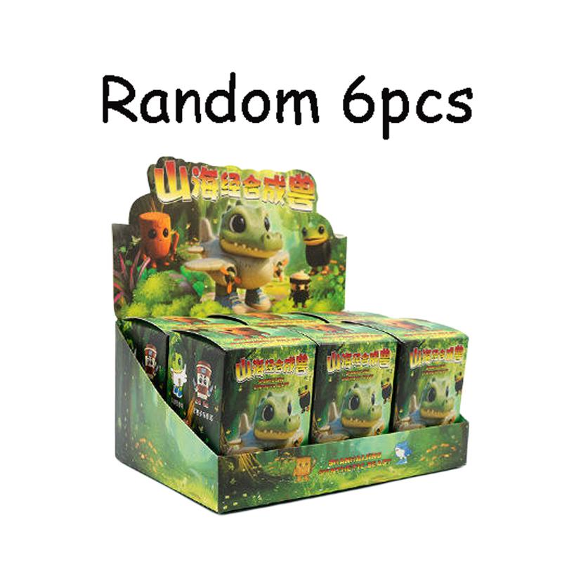 Italian Brainrot Tung Tung Sahur Figures Doll Tralalero Tralala Bombardino Crocodilo Shimpanzini Bananini Model Toy Blind Box