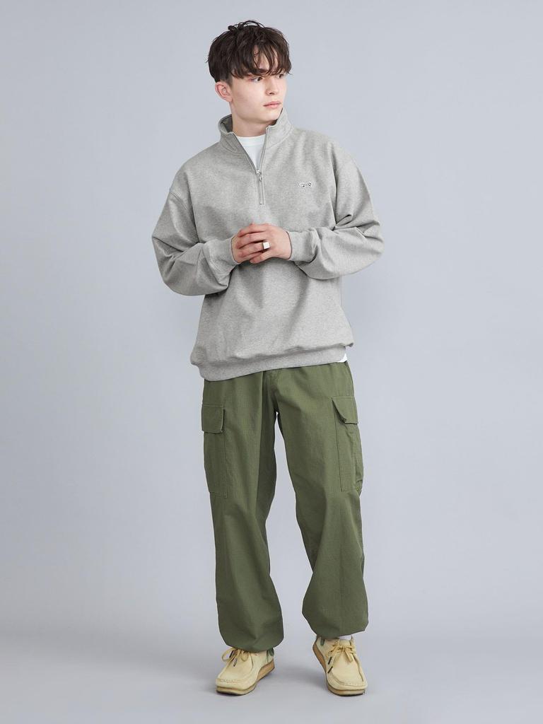 Cohen Web-Exclusive PENNEYS Custom-Made Stand Half-Zip Sweatshirt, 75206420375, 2330 Beige (23), Size S