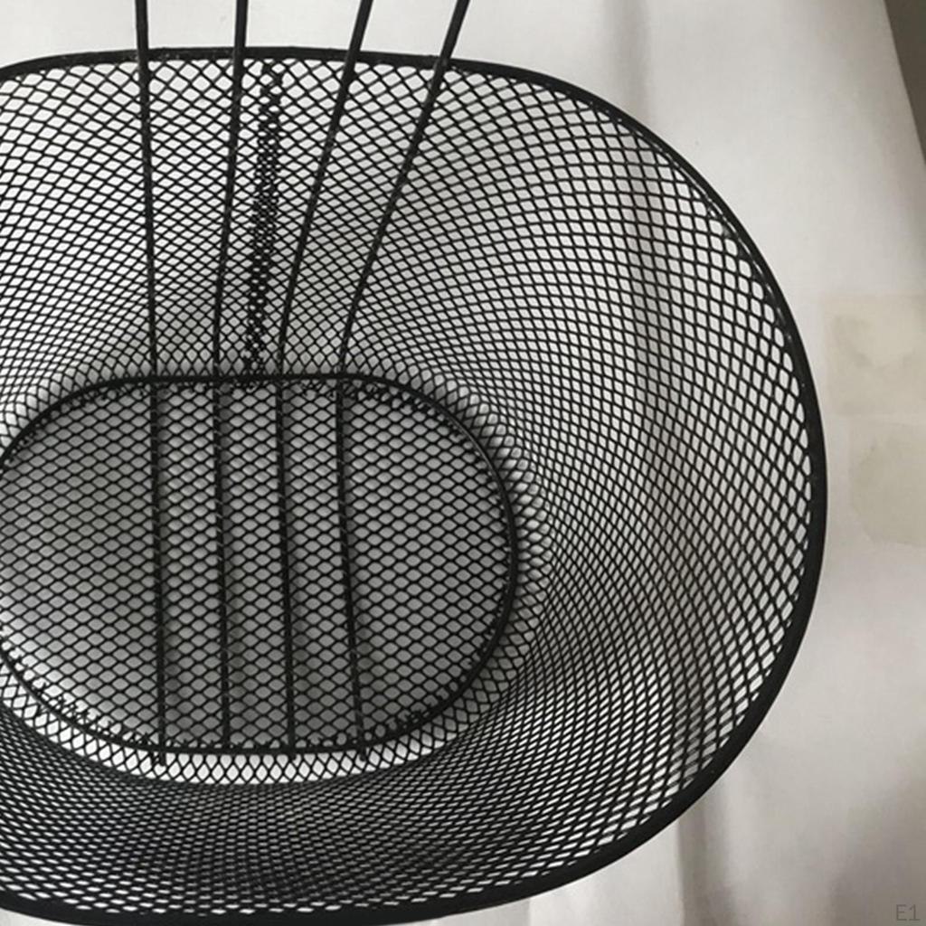 Iron Mesh Bike Basket Quick Release Front Handlebar Mountain Accessories Portable Adjustable