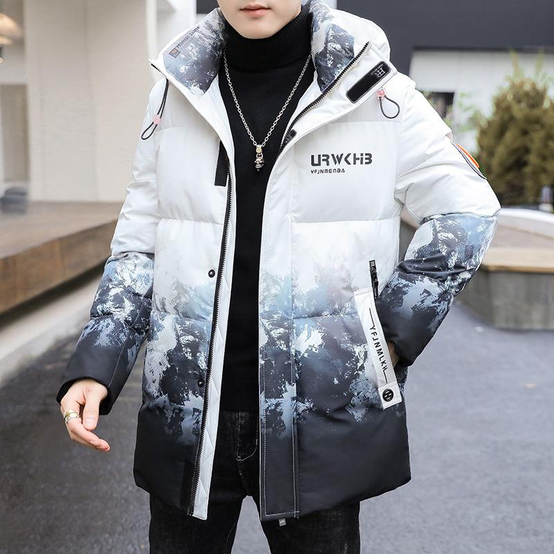 

2025 winter cold protection casual windproof men s fashion stand-up collar thickened men s wear thickened warm jacket XXXXL