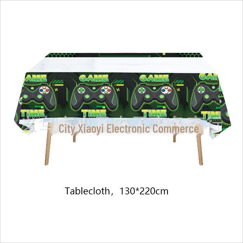 Game Controller Party Tableware: Includes Paper Plates, Cups, Towels, and Decorations