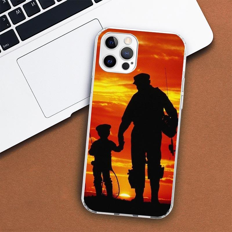 Husă pentru telefon pentru vânătoare și pescuit pentru Apple iPhone 11 12 13 15 14 Pro 7 XR X XS Max 8 Plus + Mini SE husă moale cu imprimare personalizată