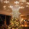 Projection Christmas Tree Topper Star Light, Holiday Decorative Light for Christmas Tree
