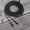 Replacement Headphone Cable 4PinXLR To Two 3.5mm Jacks for T1 2nd / T5P Headphones Headset Audios Line