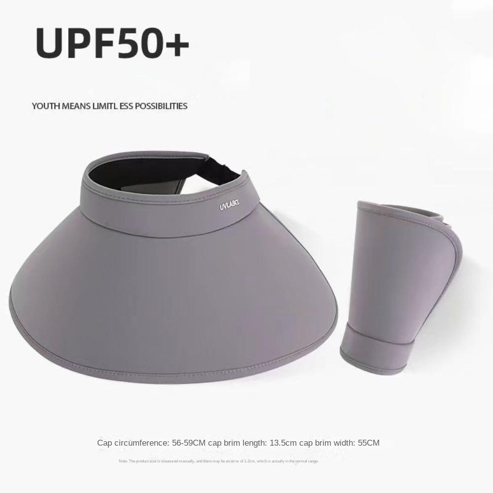 Kapelusz z pustym wierzchem z szerokim rondem, wszechstronny kapelusz typu bucket, gorąca sprzedaż, kapelusz przeciwsłoneczny i zacieniający, sport na świeżym powietrzu
