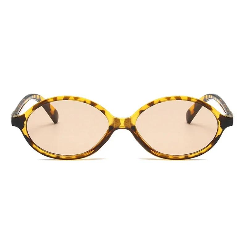 Kleine Ovale Luxus Sonnenbrille Damen Herren Marke Designer Mode Sonnenbrille Weiblich Männlich Lässig Punk Spiegel