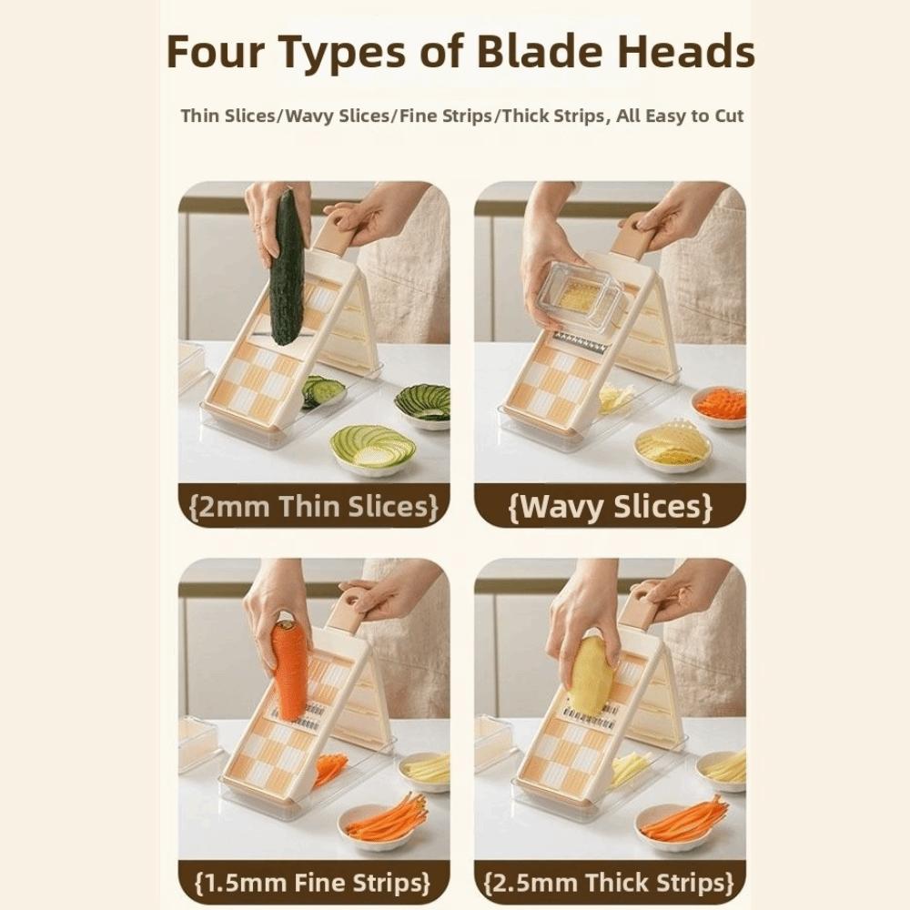 Washable Vegetable Fruit Slicer Manual Operation Potato Chopper Food Grater  Household Use