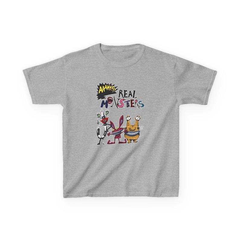 Real Monsters characters Kids T-Shirt | Cartoon Nickelodeon inspired design 110