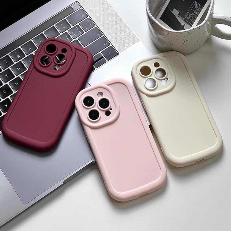 Applicable To Apple 11Pro Simple XSMax Puff Case iPhoneXR Anti-drop X/XS Protective Soft Case